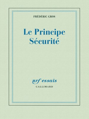 cover image of Le principe sécurité